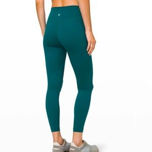 Lulu lemon Wunder Under high rise tight Emerald
